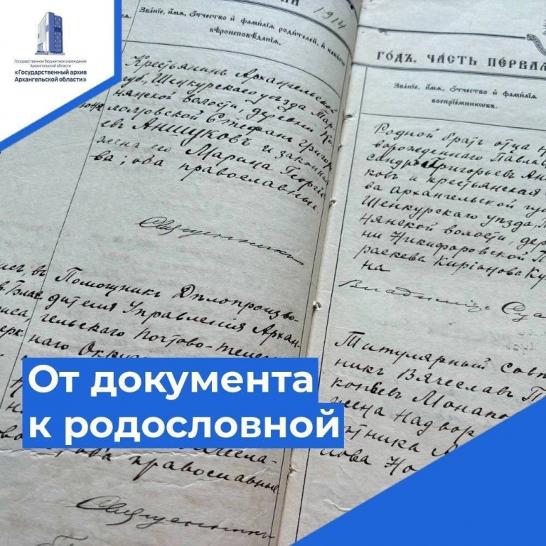 От документа к родословной